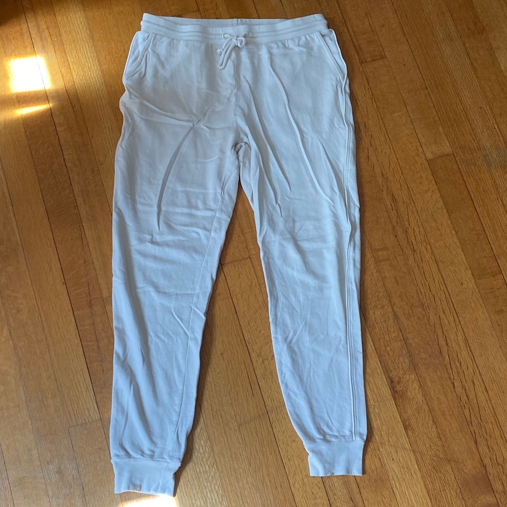 J. Crew White/Cream Men's Jogger Sweatpants